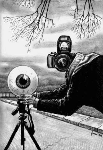 photo d'illustration oeil du photographe